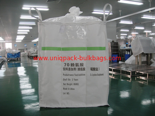 Chine Le Duffle pp supérieurs entassent en vrac sac pour le sulfate de empaquetage de L-Lysine/sacs en vrac industriels fournisseur
