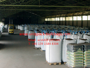 Chine grands sacs 1 en vrac de tonne de bois de chauffage/granules, sac de récipient de l'industrie minière pp fournisseur