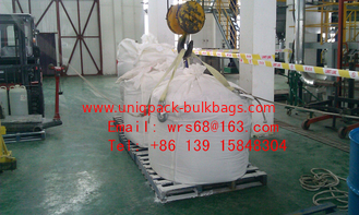 Chine Le sac superbe à sacs en vrac de 1 tonne met en sac pour les sacs en vrac tissés par pp chimiques de poudre de stockage fournisseur