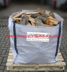 Chine Le matériel en vrac imperméable de bois de chauffage met en sac, 4 sacs supérieurs complètement ouverts de panneau grands fournisseur